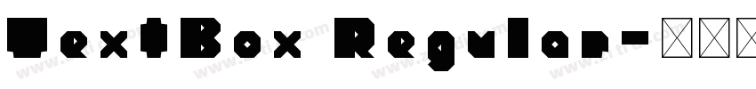 TextBox Regular字体转换